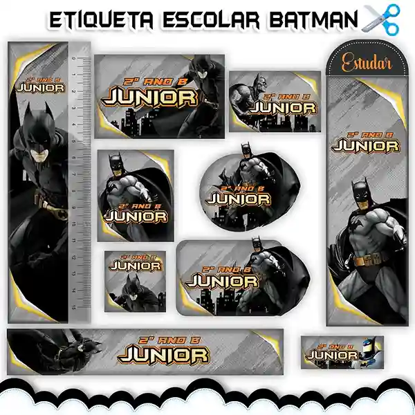 Exemplo de etiqueta escolar