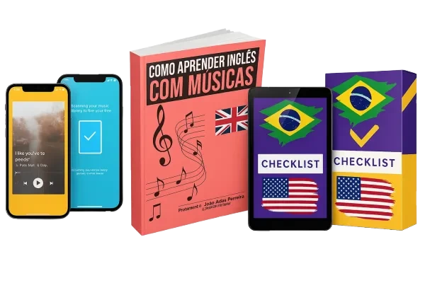 Guia Inglês com Música Mockup