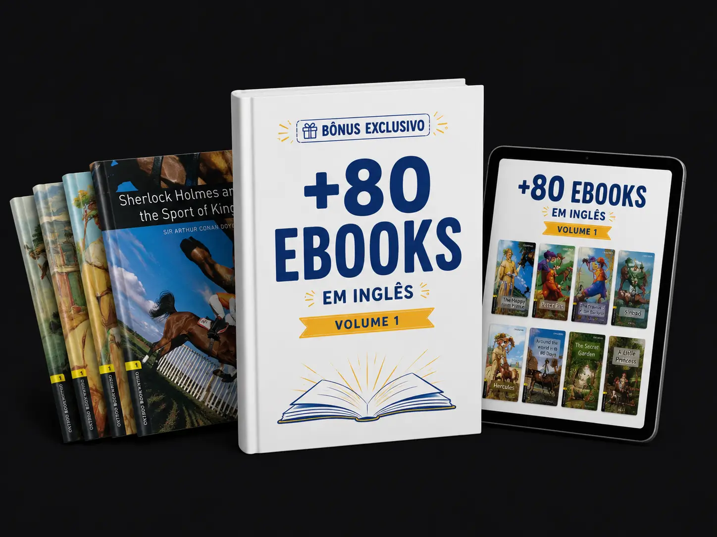 Biblioteca de ebooks e audiobooks em inglês